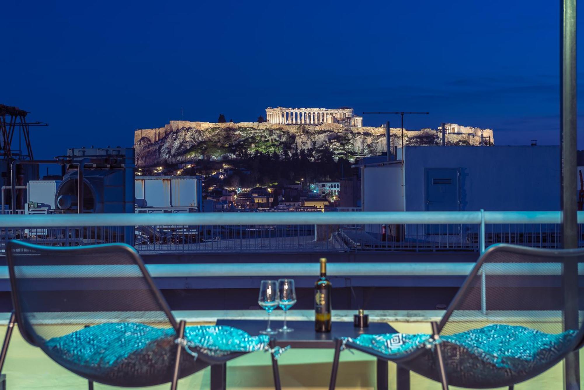 Acropolis View Mini Sky Suite & Hot Tub Афіни Екстер'єр фото
