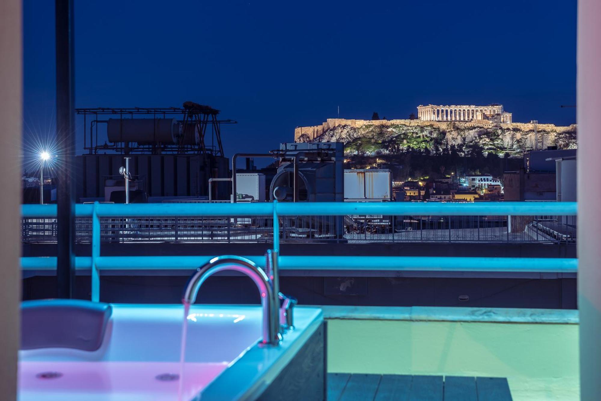 Acropolis View Mini Sky Suite & Hot Tub Афіни Екстер'єр фото