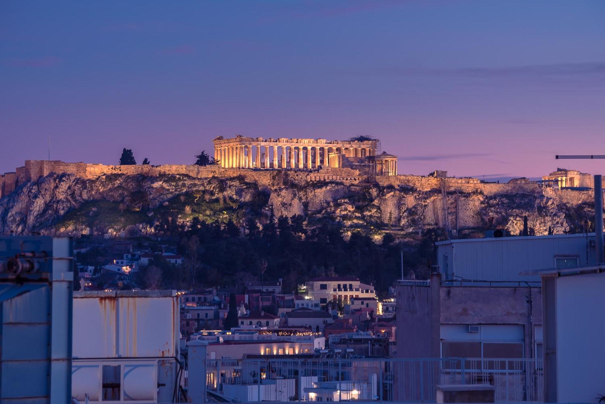 Acropolis View Mini Sky Suite & Hot Tub Афіни Екстер'єр фото
