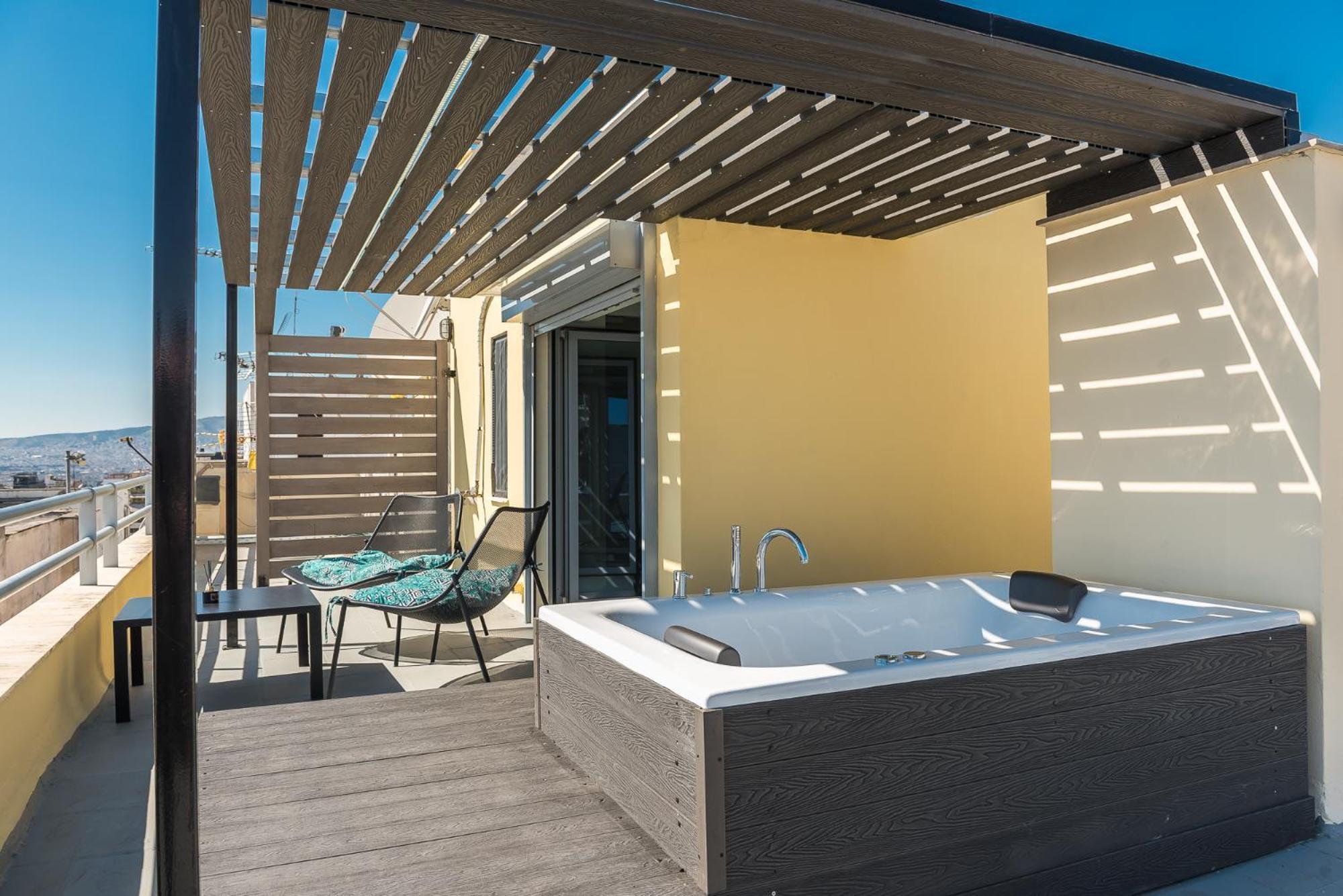 Acropolis View Mini Sky Suite & Hot Tub Афіни Екстер'єр фото