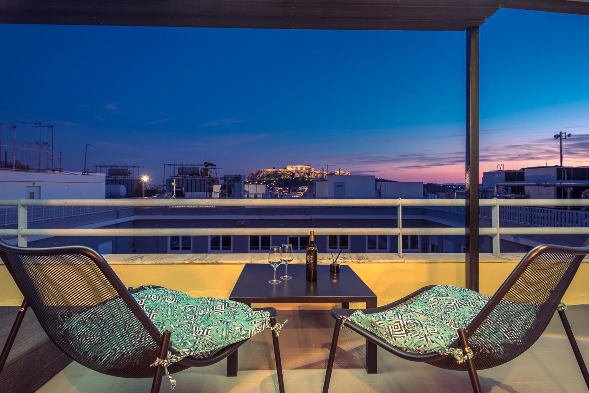 Acropolis View Mini Sky Suite & Hot Tub Афіни Екстер'єр фото
