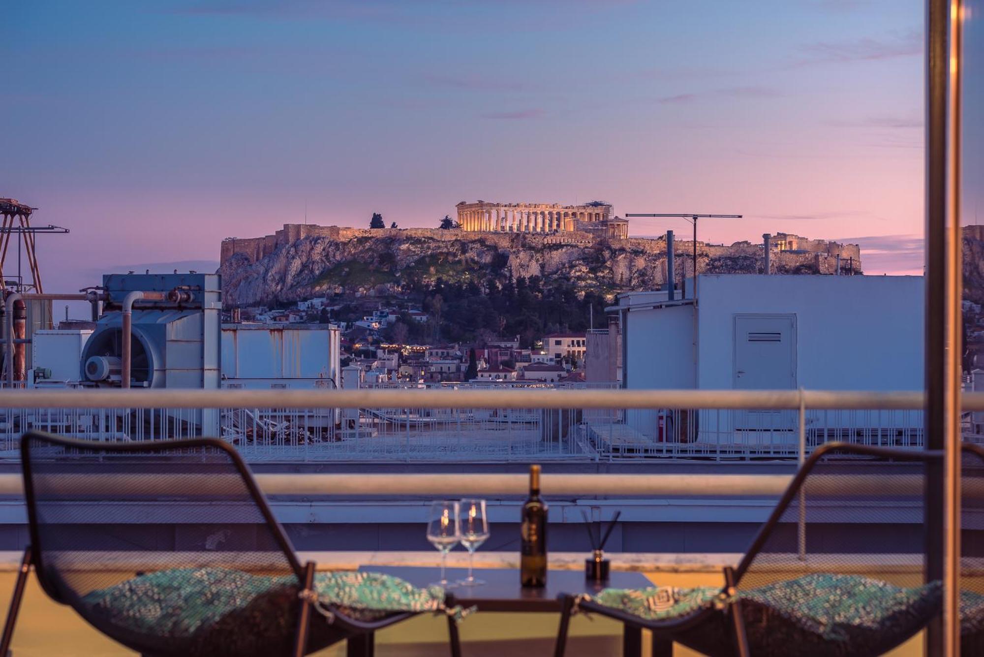 Acropolis View Mini Sky Suite & Hot Tub Афіни Екстер'єр фото