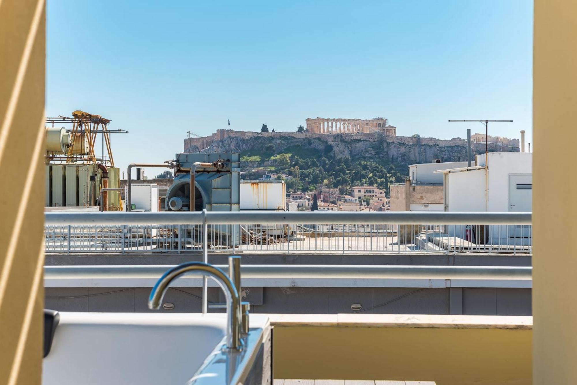 Acropolis View Mini Sky Suite & Hot Tub Афіни Екстер'єр фото