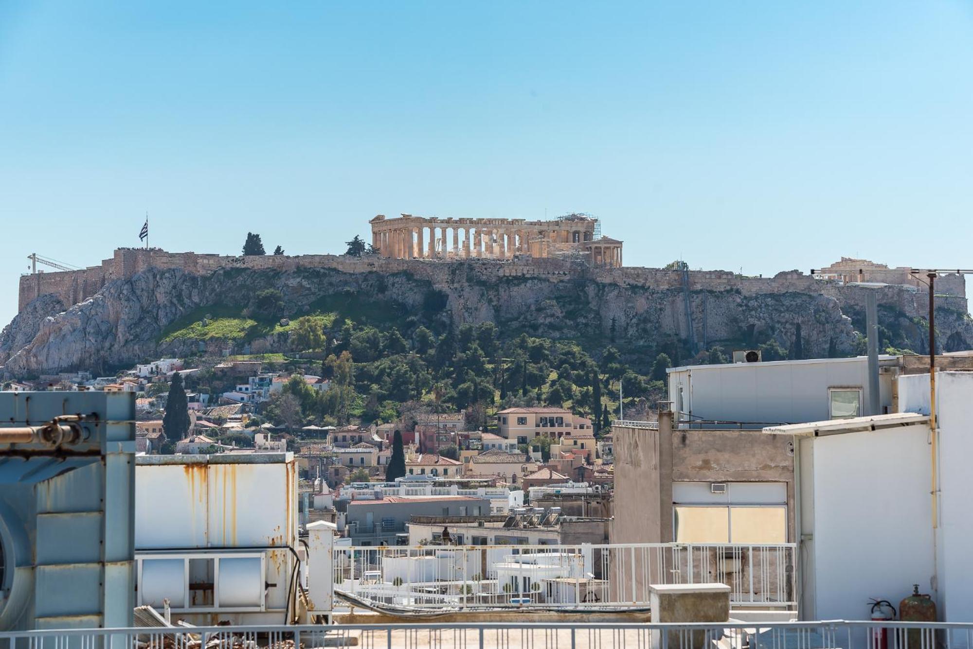 Acropolis View Mini Sky Suite & Hot Tub Афіни Екстер'єр фото