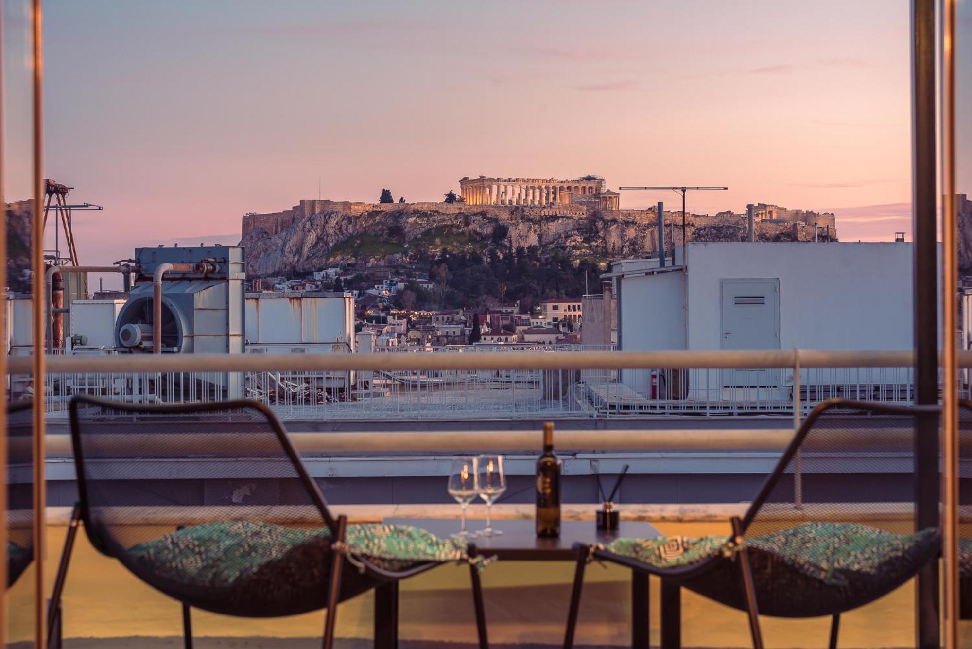 Acropolis View Mini Sky Suite & Hot Tub Афіни Екстер'єр фото