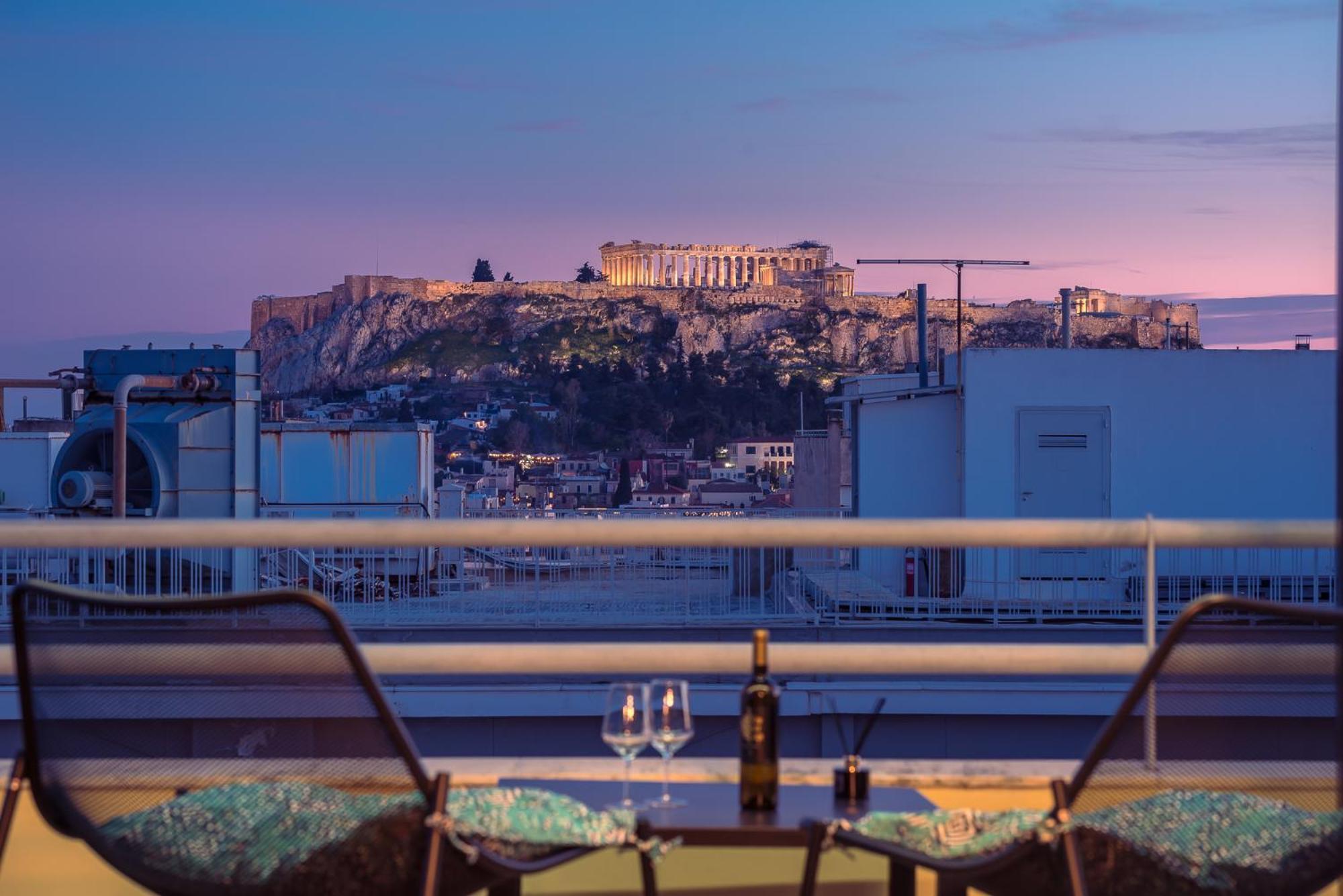 Acropolis View Mini Sky Suite & Hot Tub Афіни Екстер'єр фото